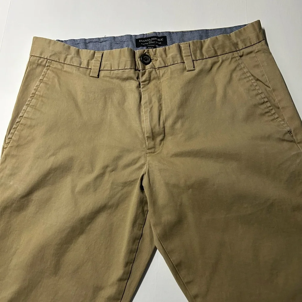 Banana republic‎ fulton skinny chino men’s pants, size 33/30